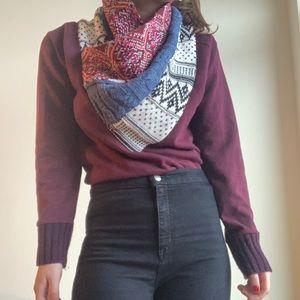 desigual cowl neck sweater